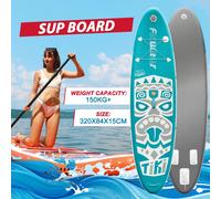 Planche de paddle gonflable Funwater 10'6"/ 11' avec accessoires, planche de surf gonflable légère FR01E
