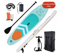 Planche de paddle gonflable Mobiclinic Ultralégère Rame réglable Pompe Sangle de sécurité Sac à dos de voyage Lilo