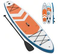 Planche de paddle gonflable pour adultes, 335 cm/320 cm, avec revêtement antidérapant en EVA, largeur 85/81 cm, sac de transport ultra-léger, pompe et accessoires pour tous niveaux. Conception stable
