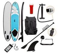 Planche de Paddle SUP Bleue 304 x 72 x 11 CM Gonflable & Légère Pagaie Surf