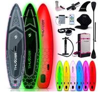 Planche de Paddle THUNDER® MOSSA 320 cm Gonflable LED Intégré Antidérapante Sac à Dos Accessoires Kit