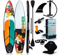 Planche de Paddle THUNDER® NOX 320 cm | Gonflable | Antidérapante | Sac à Dos | Accessoires Complets | Kit de Réparation