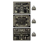 Planche de parole en bois - Planche de divination rétro | 33 x 22 x 0,8 cm - Grand tableau d' décoratif en bois, idéal pour les adolescents, les étudiants, la maison, le salon, Halloween, les