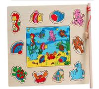 Planche De Pêche Magnétique En Bois Pour Chaton, Puzzle De Dessin Animé, Éducation Précoce, Jouet En Bois, Cadeau Pour Enfants, Nouvelle Collection 2020