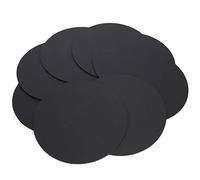 8 pièces tableau de peinture Mandala rond noir peinture carton papier Mandala pour Mandala pointage peinture et dessin