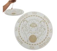 Planche de Pendule à Sept étoiles, Planche de Divination en radiesthésie, Rond, décoration métaphysique pour la Maison et la Chambre à Coucher