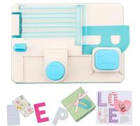 Planche de perforation en forme de lettres de l'alphabet, pour loisirs créatifs, scrapbooking, décoration de fête, perforatrices en papier pour créer des lettres, des chiffres, des projets d'artisanat