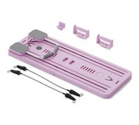 Planche de Pilates, ensemble de Pilates Reformer, planche de Pilates Reformer pliable, planche coulissante Pilates Lhanel, sculptez votre silhouette(Pink)