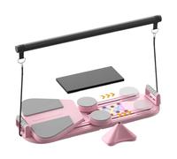 Planche de Pilates - Planche abdominale multifonction 5 en 1 - Rouleau à automatique - Entraînement complet du corps - Appareil de Pilates pour la maison - Entraînement de fitness - Planche