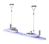 Planche de pilates | Planche de Pilate de type divisé, équipement de fitness, machine abdominale, type fendu pour entraînement de force, équilibre, sports athlétiques, post-partum, senior