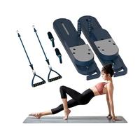 Planche de Pilates - Plateforme d'entraînement | Fitness System - Modulaire Resistance Body Sculpt, Enhanced Stability Muscle Apparatus Product and Usage for Indoor Home Yoga