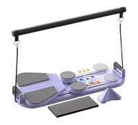 Planche de Pilates pliable | Équipement d'exercice 5 en 1, machine pour le noyau et les abdominaux, pour femmes, hommes, adultes, débutants, salle de sport à domicile, appartement, athlètes