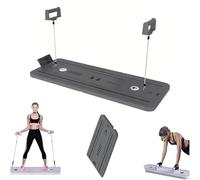 Planche de Pilates pliable for entraînement à domicile, planche coulissante for une mise en forme complète du corps et des entraînements intégrés(A)