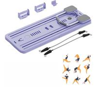 Planche de Pilates pliable multifonctionnelle, ensemble de Pilates Reformer, planche de Pilates Reformer pliable multi-usages for entraînement à domicile(2)