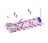 Planche de Pilates Sliding - Instrument d'entraînement - Tapis d'entraînement AB - Pliable à domicile - Planche à glisser compacte pour le développement de l'équilibre, le renforcement de la force