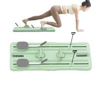 Planche de Pilates, tableau d'exercices abdominaux pour femmes | Gym à la maison portable entraînement corporel complet pour bureau, yoga, danse et rééducation