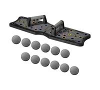 Planche de pompes - 61 x 18,5 cm - Pliable - Système de supports de pompes - Exercices musculaires au sol - Antidérapant et portable - Pour femmes, garçons, filles, adolescents, athlètes