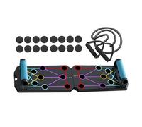 Planche de pompes multifonction - Planche de pompes portable pour entraînement | Planche d'exercice pour salle de sport à domicile | Poignées d'entraînement musculaire thoracique pliable pour homme et