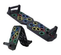 Planche de pompes - Planche d'exercice multifonction | Supports de pompes solides | Équipement d'exercice professionnel pliable antidérapant multifonction outil de renforcement musculaire pour