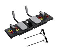 Planche de pompes polyvalente, équipement de musculation, système de ciblage complet du corps, guide musculaire à code couleur, outil de gym pliable à domicile, base d'entraînement au sol