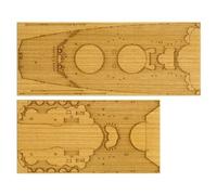 Planche de pont en bois pour maquette du cuirassé japonais Yamato - TAMIYA