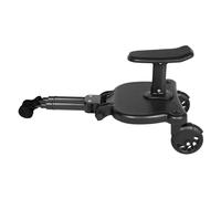 Planche de poussette avec siège amovible, design 2 en 1, peut soutenir les enfants en toute sécurité qui pèsent jusqu'à 55 livres, convient à la plupart des marques de poussettes (noir)