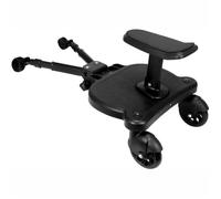 Planche de Poussette Universelle Marche Pied Poussette, Pédale pour Poussette Double avec Siege Amovible, Confort Plateforme Skate