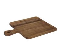 Planche de présentation carré en bois en acacia collection EBENE marron