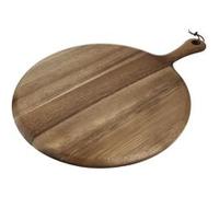 Olympia Planche ronde en bois d'acacia avec poignée 330 mm 15 x 330 mm