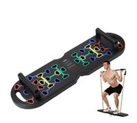 Planche de presse, équipement d'entraînement de force musculaire, planche d'entraînement au sol, 75 x 21 x 3 cm, système de pompes portable pour entraînement complet du corps pour homme et femme