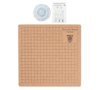 Planche de projet en macramé - 20 x 20 cm - Double face - Portable - Création et nouage - Bracelet avec instructions incluses (français non garanti)