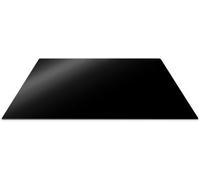 Pebbly Planche de protection en verre trempé pour plaque de cuisson – Noir – 57 x 50 cm