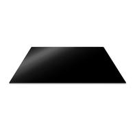 Planche de protection en verre trempé noir - 57 x 50 cm