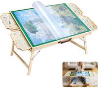 VEVOR Table de Puzzle 1500PCs Angle Réglable avec Pieds Pliables 86,5x63,5 cm