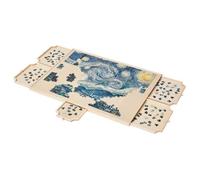 Planche de Puzzle-Duoku-1500 Pièces-865 x 635 mm-Plateau Casse-Tête Rotatif à 360° et Portable-avec 5 Tiroirs et Couverture