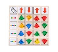 Planche De Puzzle Interactive, Tapis De Jeu Trieur De Jouets En Bois, Animaux Créatifs Colorés, Coordination ¿Il-Main, Pour Enfants