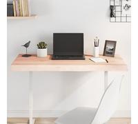 Planche de rechange en bois de chêne massif non traité pour salle à manger, bureau, artisanat, maison ou usage commercial (60 x 40 x 4 cm)