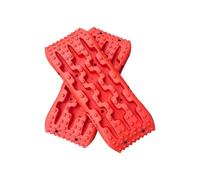 Planche de Récupération Tout-Terrain Lot de 2 Mini-Pistes Traction for Voiture, antidérapantes, for se Sortir des Situations Difficiles, for la Neige et Le Tout-Terrain(2PC Red)