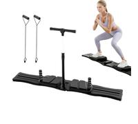 Planche de réformateur de pilates | Ensemble de planche d'exercice de yoga, machine d'entraînement pliable antidérapante pour abdominaux, équipement d'entraînement pour salle de sport, maison, voyage