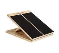 Planche de réglable : planches d'inclinaison en bois, plateforme d'étirement de la cheville | Woodens portatif équilibrage outil d'exercice de support de talon