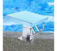Planche de saut professionnelle pour piscine antidérapante en acier inoxydable