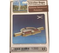 Planche de Schreiber Maquette en carton Château de Sanssouci Potsdam