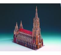 Planche de Schreiber Maquette en carton de la cathédrale d'Ulm