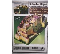 Planche de Schreiber Maquette en carton de la forteresse Hohensalzburg