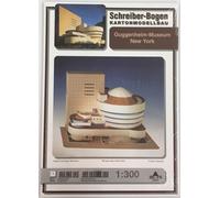 Planche de Schreiber Maquette en carton Musée Guggenheim New York