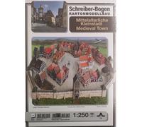 Planche de Schreiber Maquette en carton Petite ville médiévale Z
