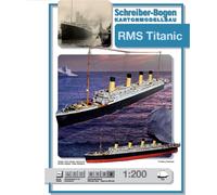 Planche de Schreiber Maquette en carton RMS Titanic