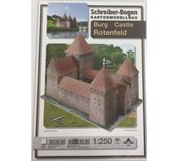 Planche de Schreiber Modélisme carton Château de Rotenfeld Z