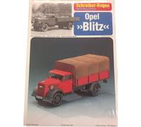 Planche de Schreiber Modélisme carton Opel Blitz