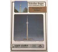 Planche de Schreiber Modélisme carton Tour de télévision Stuttgart